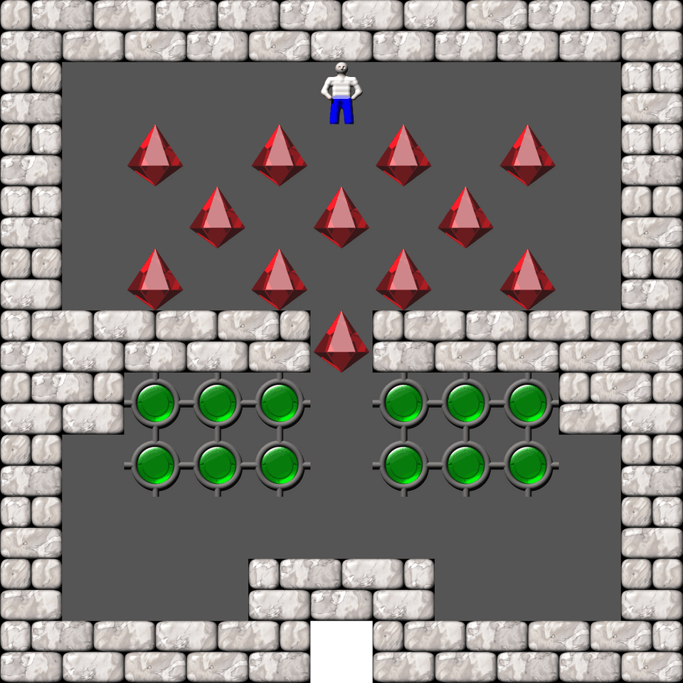 Sokoban Ghislain Martin Arranged level 23